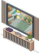 Mounted TV (animated)