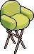 Plush Bar Stool 1