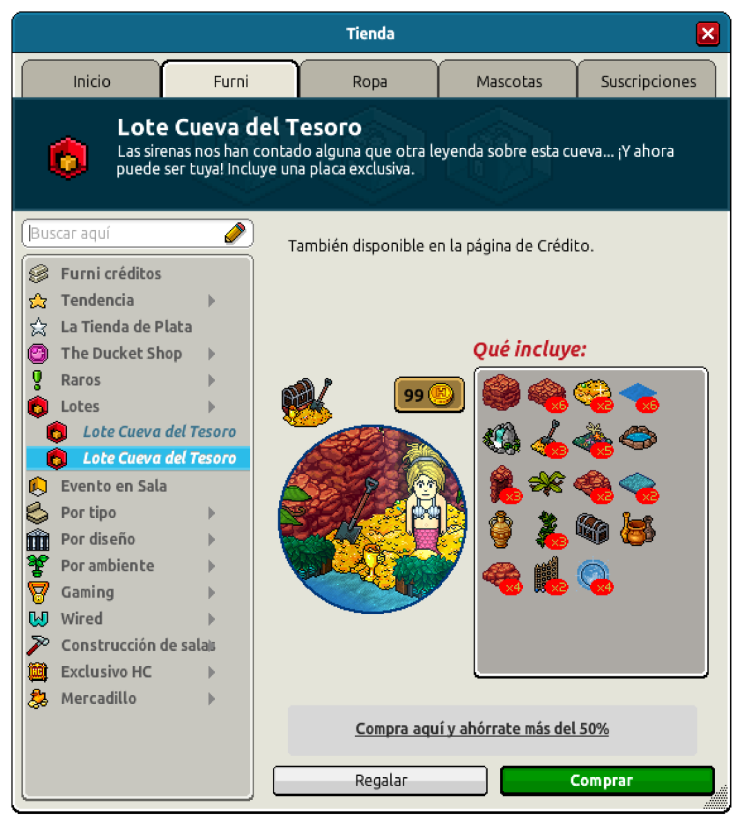 Lote Cueva del Tesoro 1