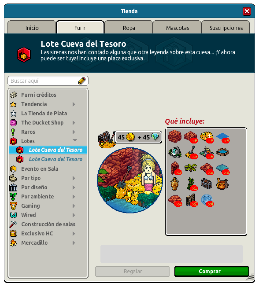 Lote Cueva del Tesoro 2