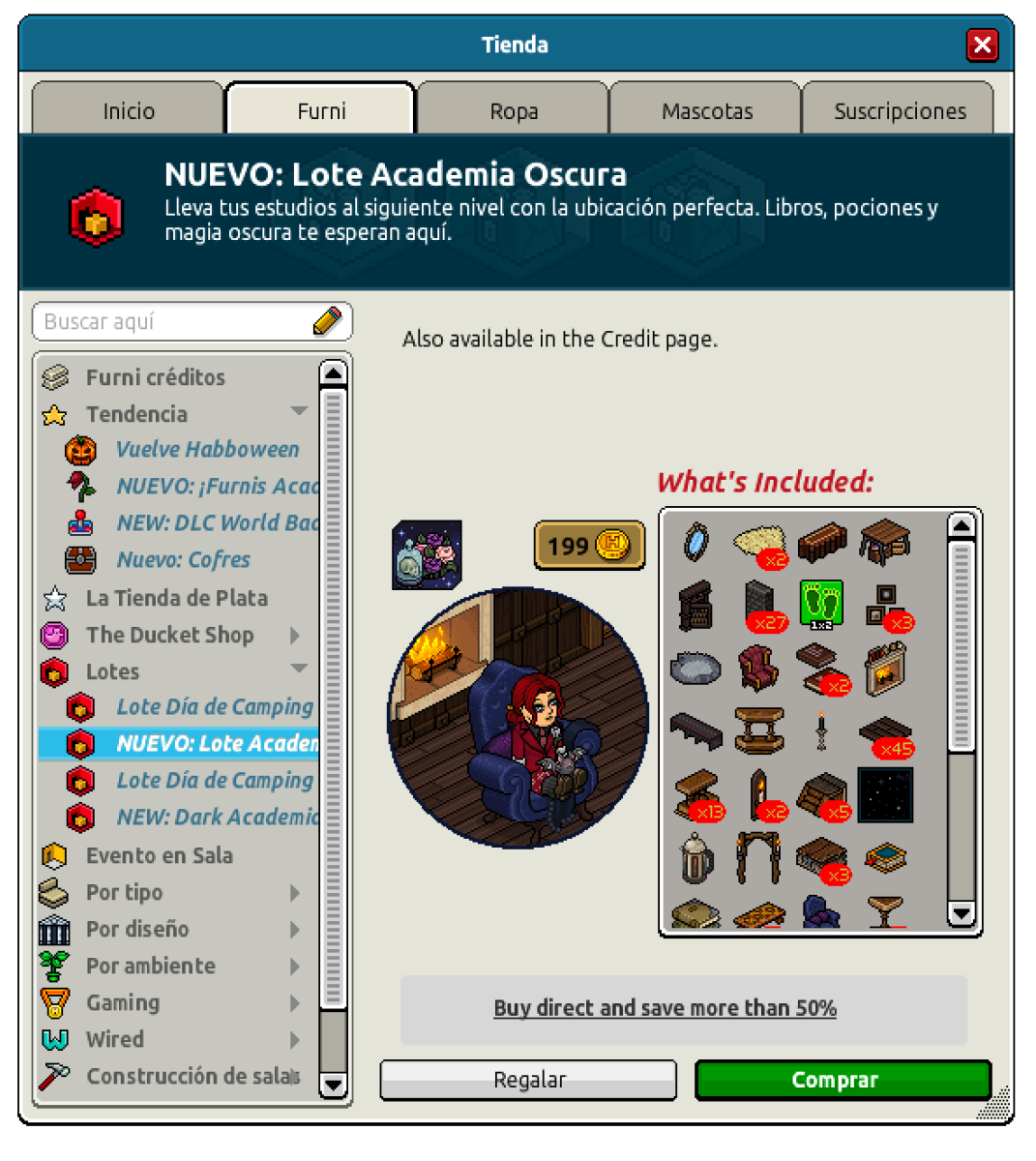 Lote Academia Oscura 1