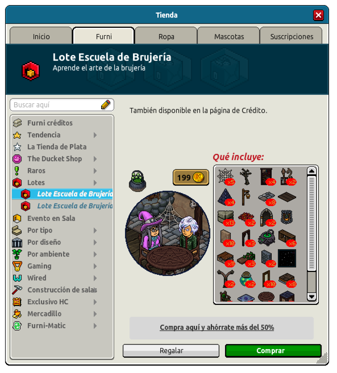 Lote Escuela de Brujería 1