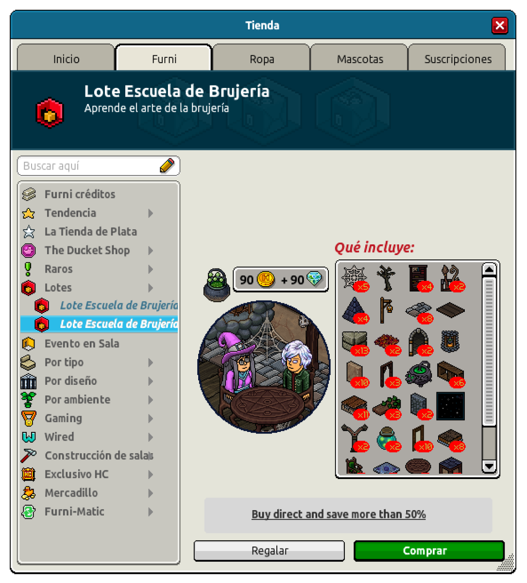 Lote Escuela de Brujería 2